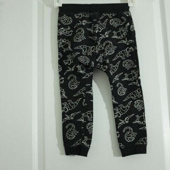 Fierce frank black cotton dinosaur pants 4T - Picture 2 of 8